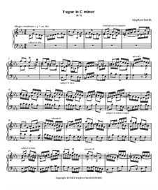 Fugue in C minor: Fugue in C minor by Stephen Smith