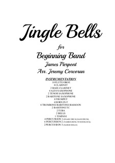 Ensemble version: For beginning band by James Lord Pierpont