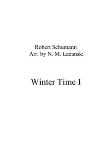 No.38a Winter-Time I: No.38a Winter-Time I by Robert Schumann