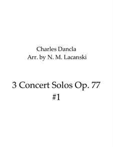 Three Concert Pieces, Op.77: No.1 by Charles Dancla