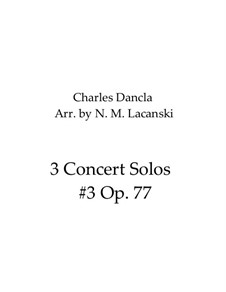 Three Concert Pieces, Op.77: No.3 by Charles Dancla