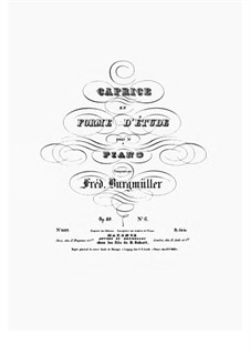 Caprice en Forme D'Etude, Op.89 No.6: Caprice en Forme D'Etude by Johann Friedrich Burgmüller