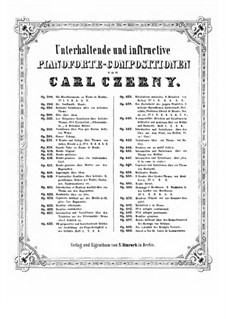 Der Fortschritt des jungen Pianisten. 8 beliebte Opernthemen, Op.438: Der Fortschritt des jungen Pianisten. 8 beliebte Opernthemen by Carl Czerny