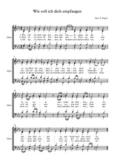 Ah! Lord, how shall I meet Thee: For mixed choir by Johann Crüger