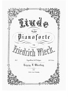 2 Etudes: 2 Etudes by Friedrich Wieck