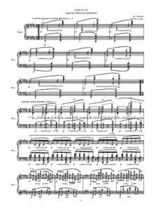 Alida No.15e for piano 'Aigrettes bluteront pédestres', MVWV 1461: Alida No.15e for piano 'Aigrettes bluteront pédestres' by Maurice Verheul