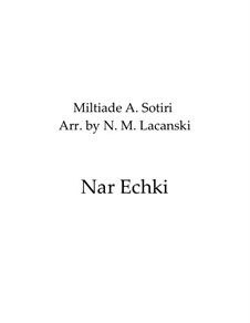 Nar Echki: For string orchestra by Miltiade Sotiri