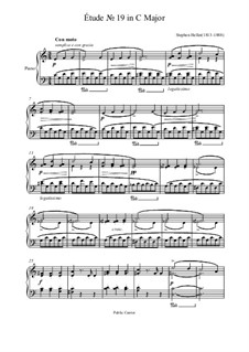 Twenty-Five Etudes, Op.47: Etude No.19 by Stephen Heller