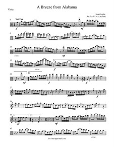 A Breeze from Alabama: For viola and piano by Scott Joplin