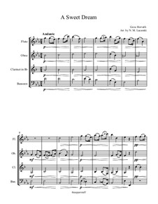 No.17 A Sweet Dream: For wind quartet by Géza Horváth