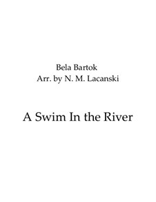 Book III: No.13 A Swim in the River, for two xylophones by Béla Bartók