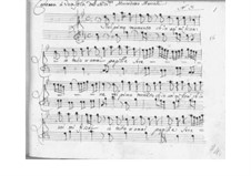 Nel primo momento for Voice and Basso Continuo, SF A198: Nel primo momento for Voice and Basso Continuo by Benedetto Marcello