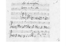 Api che raccogliete for Voice and Basso Continuo, SF A29: Api che raccogliete for Voice and Basso Continuo by Benedetto Marcello