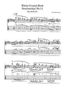 Sentimental No.11, Op.16 No.22: Sentimental No.11 by Beautiful things Martínez