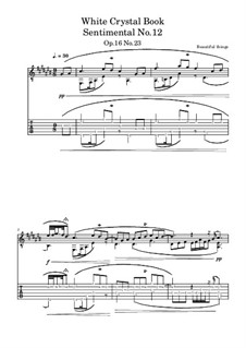 Sentimental No.12, Op.16 No.23: Sentimental No.12 by Beautiful things Martínez