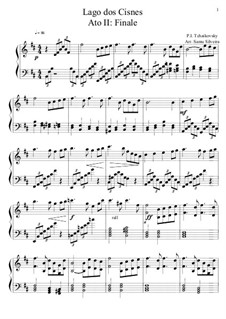 No.14 Scène: Arrangement for piano by Pyotr Tchaikovsky