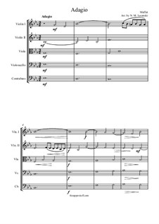 Toccata in C Minor: Adagio, for string orchestra by Georg Muffat