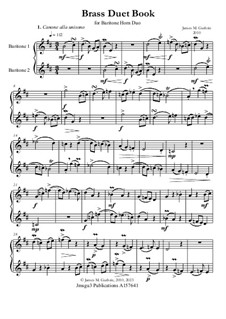 Brass Duet Book: For baritone horn duo by James Guthrie