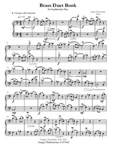 Brass Duet Book: For euphonium duo by James Guthrie