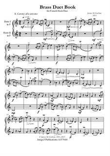 Brass Duet Book: For french horn duo by James Guthrie