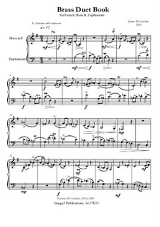 Brass Duet Book: For french horn and euphonium by James Guthrie