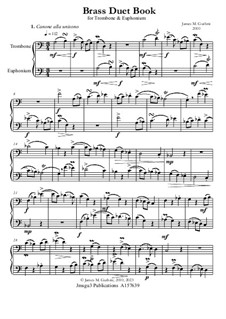 Brass Duet Book: For trombone and euphonium by James Guthrie