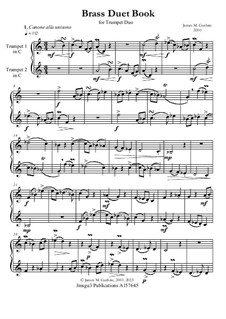 Brass Duet Book: For trumpet duo by James Guthrie