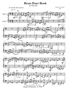 Brass Duet Book: For tuba duo by James Guthrie