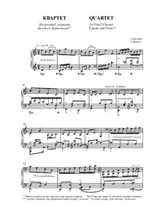 Quartet: Full score by Alexander Bystrov