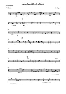 Am plecat (I left): For voice and chamber orchestra by Eugen Doga
