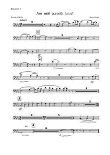 Am urât această lume: For voice and symphonic orchestra by Eugen Doga