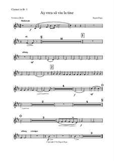 Aş vrea să vin la tine (I would like to come to you): For voice and chamber orchestra by Eugen Doga