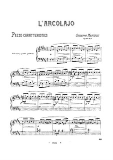 Seven Pieces for Piano, Op.43: No.3 L'arcolaio by Giuseppe Martucci