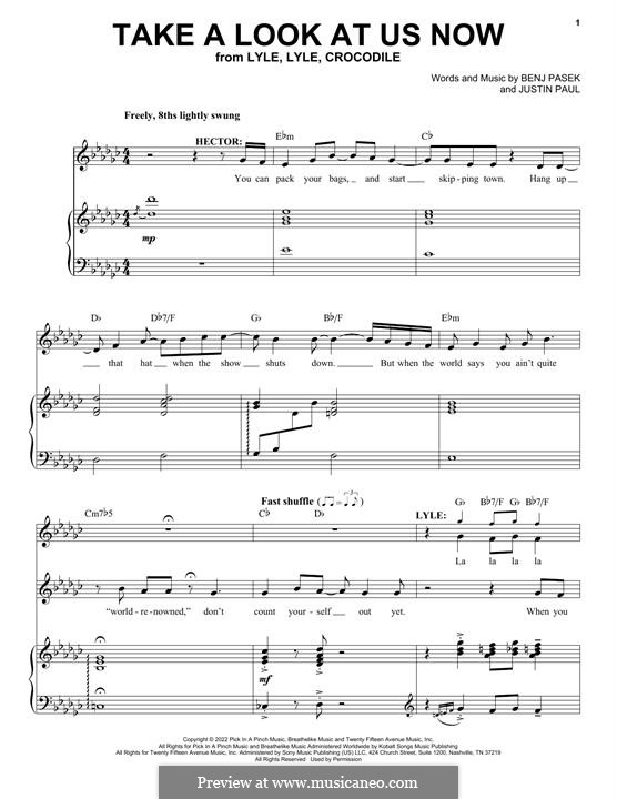 Take A Look At Us Now (from Lyle, Lyle, Crocodile): Take A Look At Us Now (from Lyle, Lyle, Crocodile) by Justin Paul, Benj Pasek