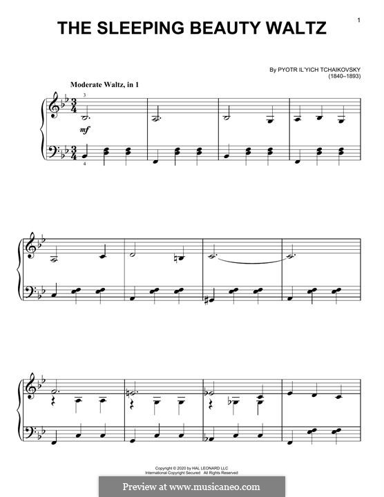 Waltz: For piano by Pyotr Tchaikovsky