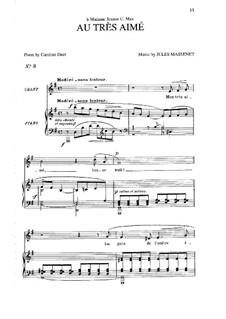 Au très aimé: Au très aimé by Jules Massenet