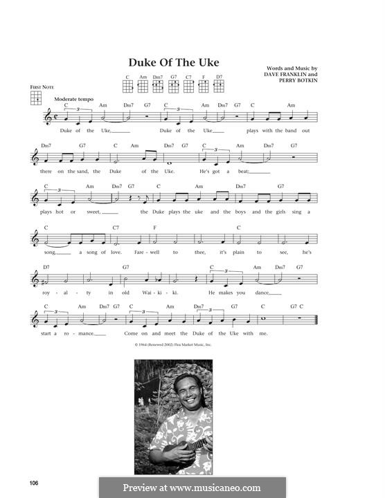 Duke Of The Uke (from The Daily Ukulele): Duke Of The Uke (from The Daily Ukulele) by Dave Franklin, Perry Botkin Jr.