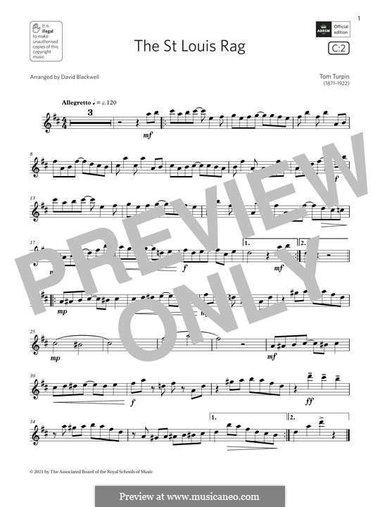The St Louis Rag by T. Turpin - sheet music on MusicaNeo