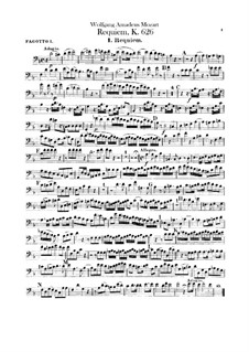 Complete Movements (Requiem Mass in D Minor, K.626) by W.A. Mozart on ...