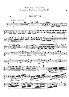 Complete set: Clarinets parts by Pyotr Tchaikovsky