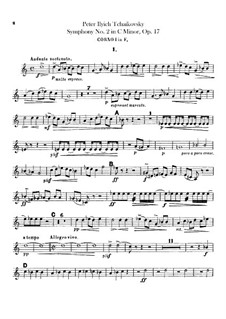 Complete set: Horns I-II parts by Pyotr Tchaikovsky