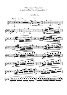Complete set: Violins I part by Pyotr Tchaikovsky