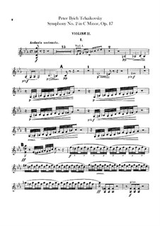 Complete set: Violins II part by Pyotr Tchaikovsky