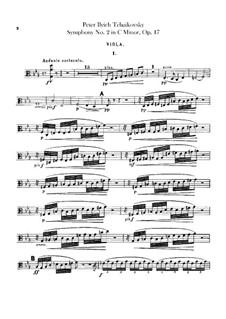 Complete set: Violas part by Pyotr Tchaikovsky