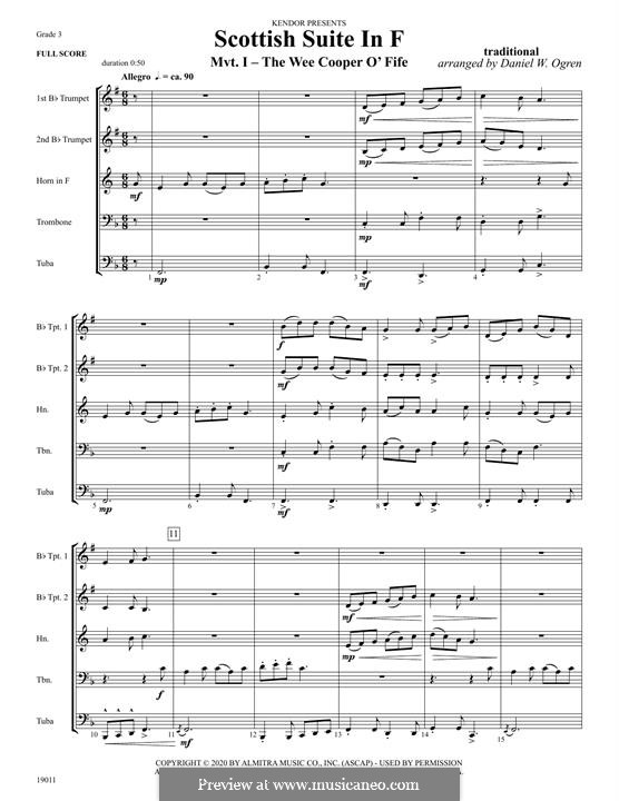 Scottish Suite In F: Full Score by folklore