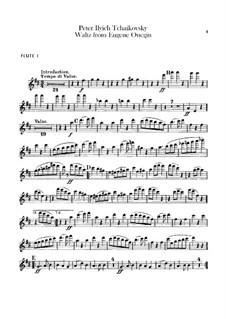 No.13 Waltz: Flutes parts by Pyotr Tchaikovsky