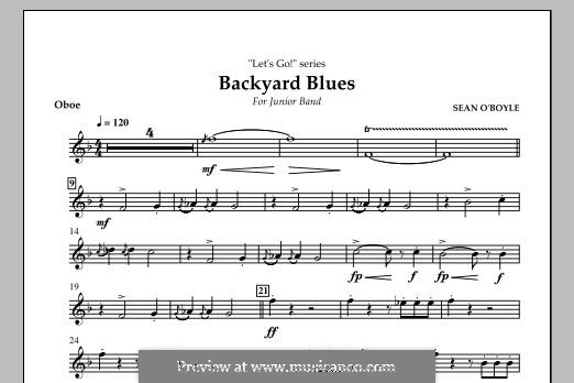 Backyard Blues: Oboe part by Sean O'Boyle