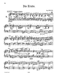 No.8 August (The Harvest): Version for harmonium by Pyotr Tchaikovsky