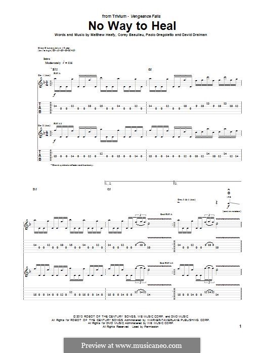 No Way To Heal (Trivium): No Way To Heal (Trivium) by David Draiman, Corey Beaulieu, Matthew Heafy, Paulo Gregoletto