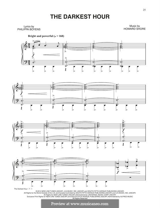 The Darkest Hour (from The Hobbit: The Battle of the Five Armies): The Darkest Hour (from The Hobbit: The Battle of the Five Armies) by Howard Shore
